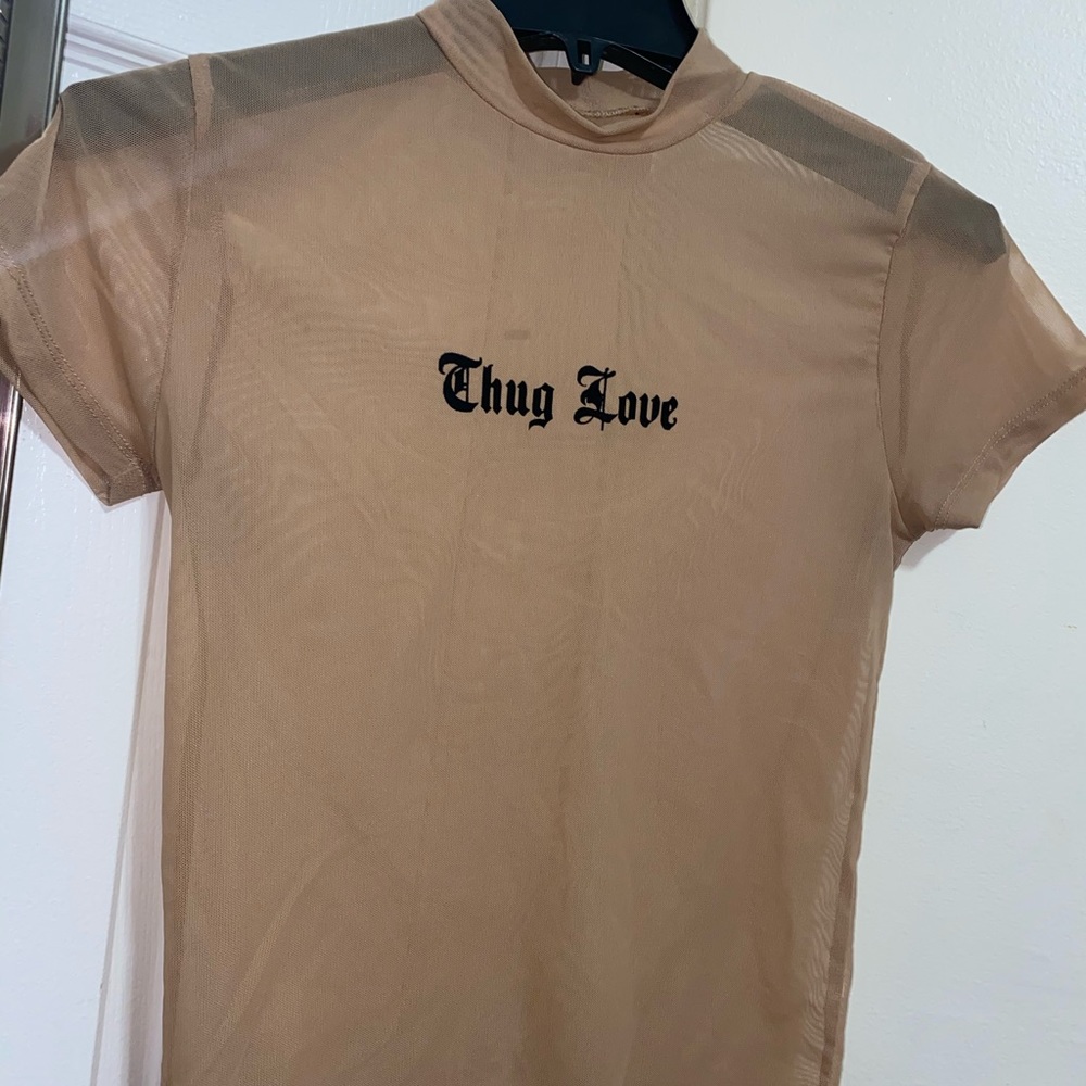 Mesh Nude Top